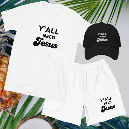 Y'all Need Jesus Black Hat in Set