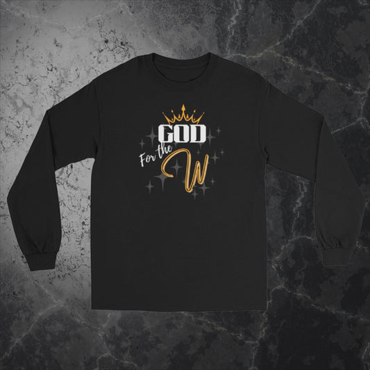 God for the W - Men's Long Sleeve Shirt