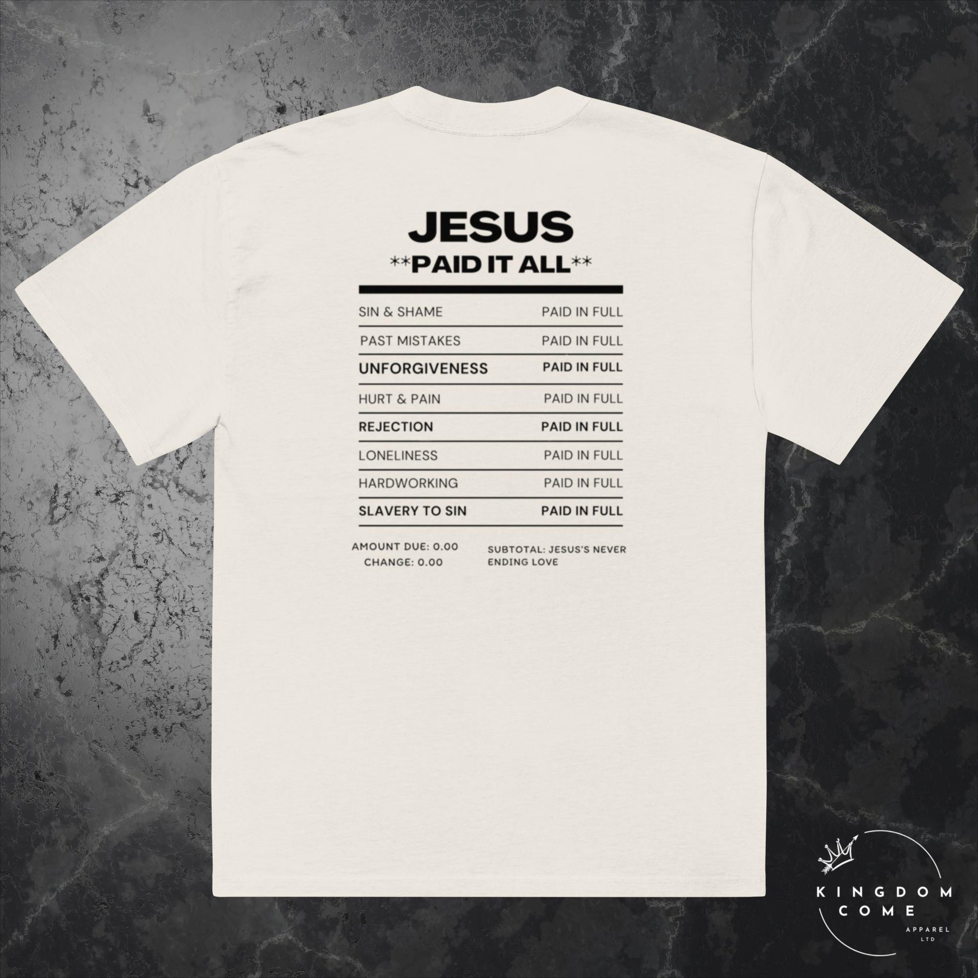 Oversized Christian T Shirt